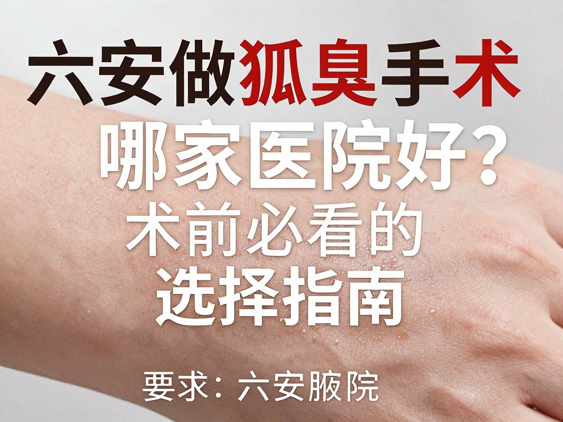 六安做狐臭手术哪家医院好?术前必看的六安医院选择指南 六安做狐臭手术哪家医院好?术前必看的六安医院选择指南