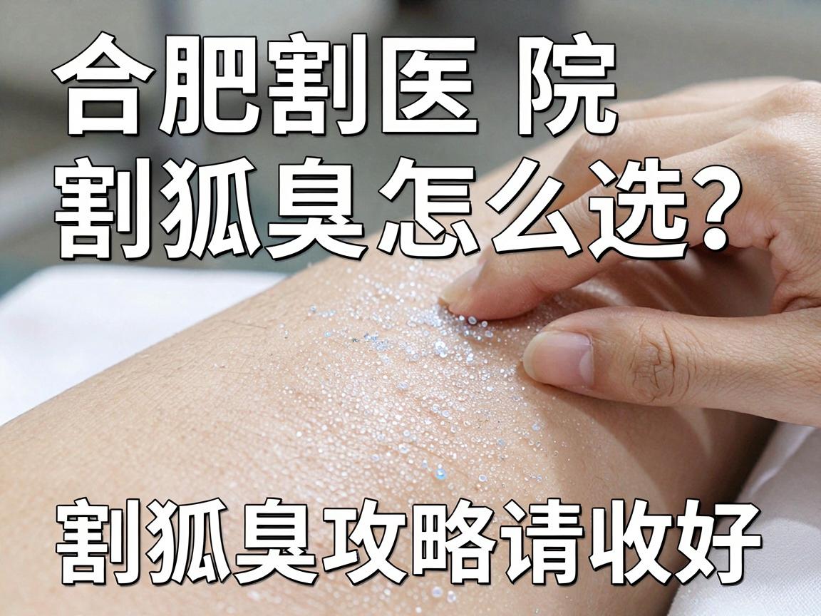 合肥割狐臭医院怎么选?割狐臭别踩坑,这份割狐臭攻略请收好 合肥割狐臭医院怎么选?割狐臭别踩坑,这份割狐臭攻略请收好