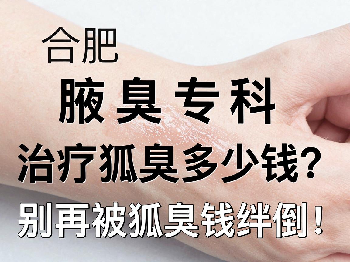 合肥腋秀腋臭专科,治疗狐臭多少钱?别再被狐臭钱绊倒! 合肥腋秀腋臭专科,治疗狐臭多少钱?别再被狐臭钱绊倒!