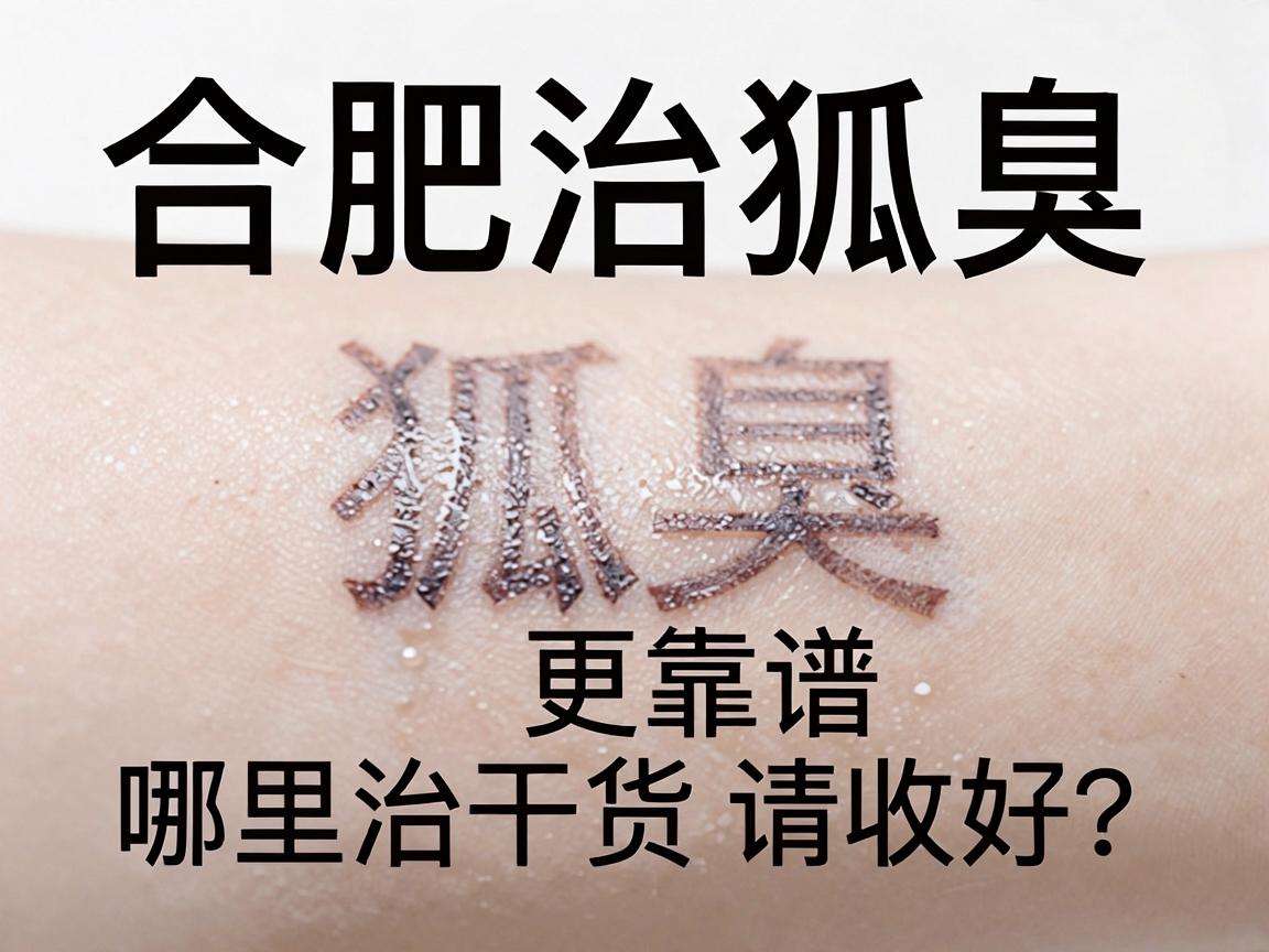 合肥治狐臭，哪里治狐臭更靠谱？这些干货请收好