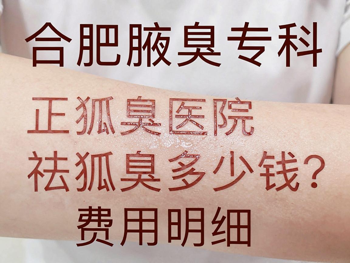 合肥腋秀腋臭专科,正规狐臭医院祛狐臭多少钱?费用明细一文说清 合肥腋秀腋臭专科,正规狐臭医院祛狐臭多少钱?费用明细一文说清