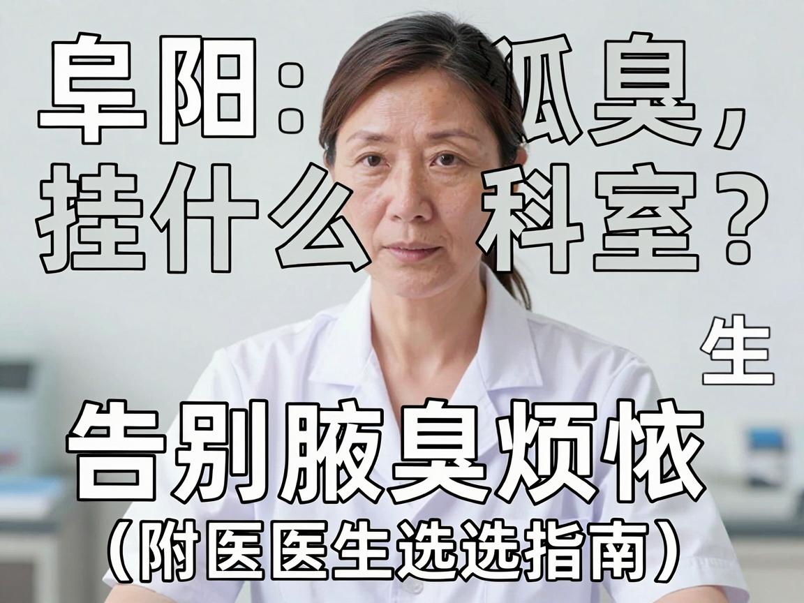 阜阳狐臭挂什么科室?找对医生,告别腋臭烦恼(附医生选择指南) 阜阳狐臭挂什么科室?找对医生,告别腋臭烦恼(附医生选择指南)