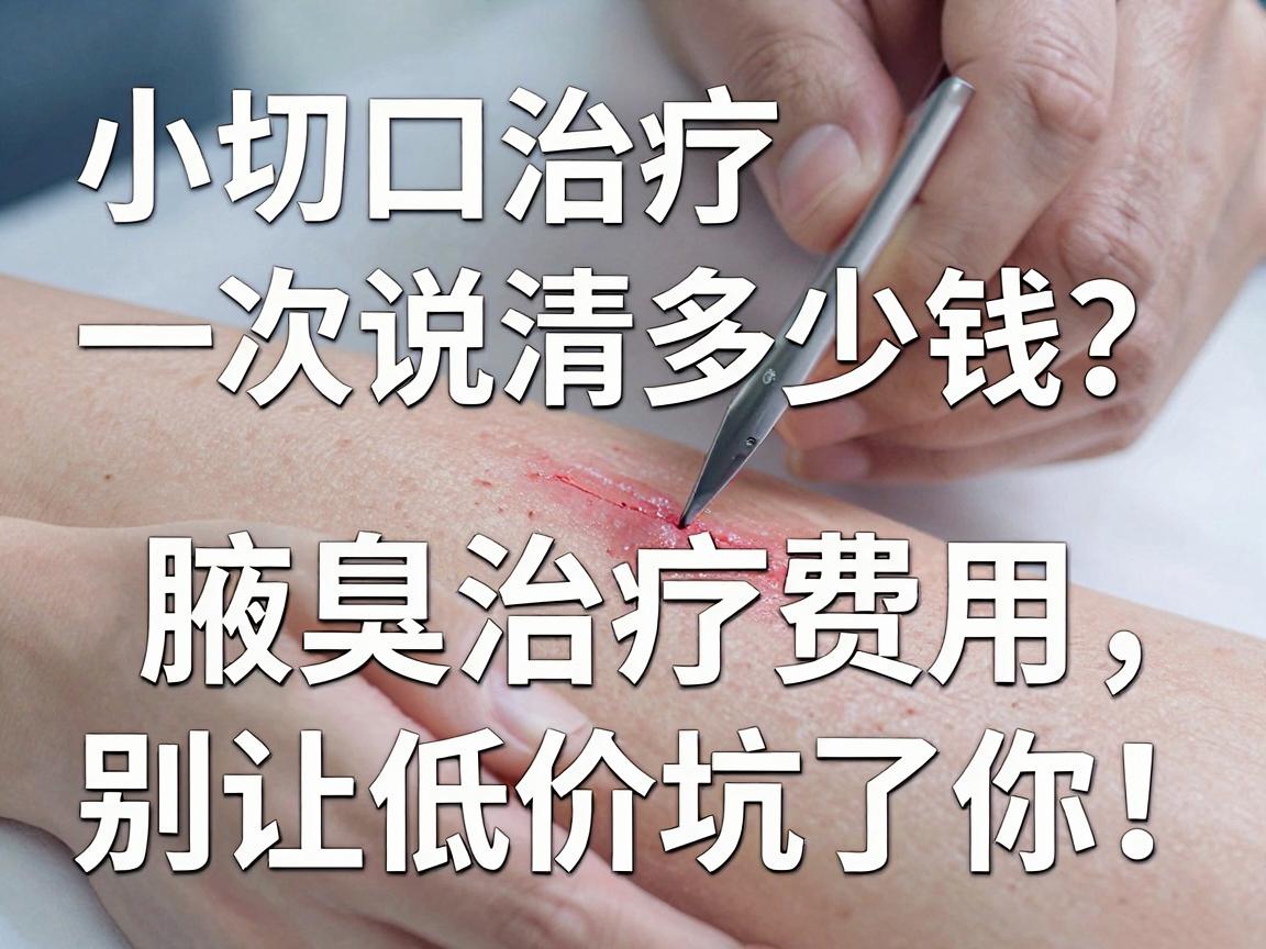 小切口治疗腋臭多少钱？一次说清腋臭治疗费用，别让低价坑了你！