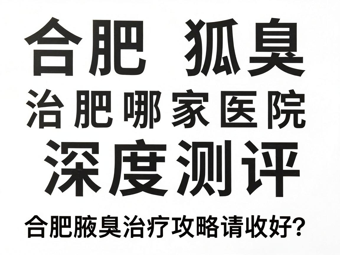 合肥治狐臭有名医院深度测评,合肥哪家医院治狐臭最有名?这份合肥腋臭治疗攻略请收好 合肥治狐臭有名医院深度测评,合肥哪家医院治狐臭最有名?这份合肥腋臭治疗攻略请收好