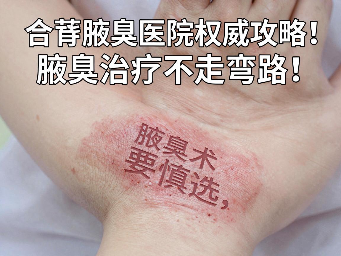 腋臭手术要慎选!合肥腋臭医院权威攻略,腋臭治疗不走弯路 腋臭手术要慎选!合肥腋臭医院权威攻略,腋臭治疗不走弯路