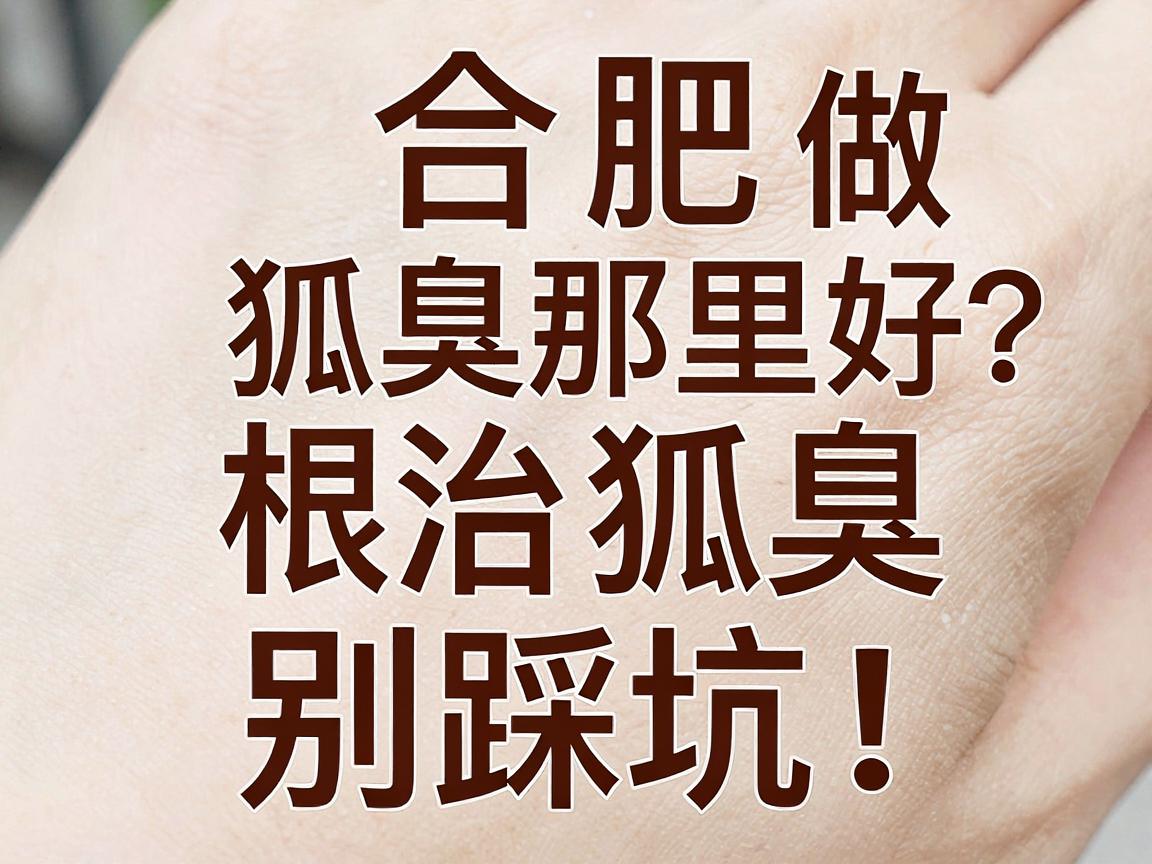 合肥做狐臭那里好？根治狐臭别踩坑，这篇干货讲透合肥做狐臭的关键