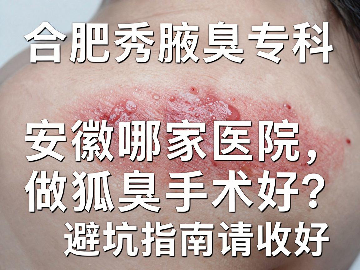 合肥腋秀腋臭专科,安徽哪家医院做狐臭手术好?这份避坑指南请收好 合肥腋秀腋臭专科,安徽哪家医院做狐臭手术好?这份避坑指南请收好