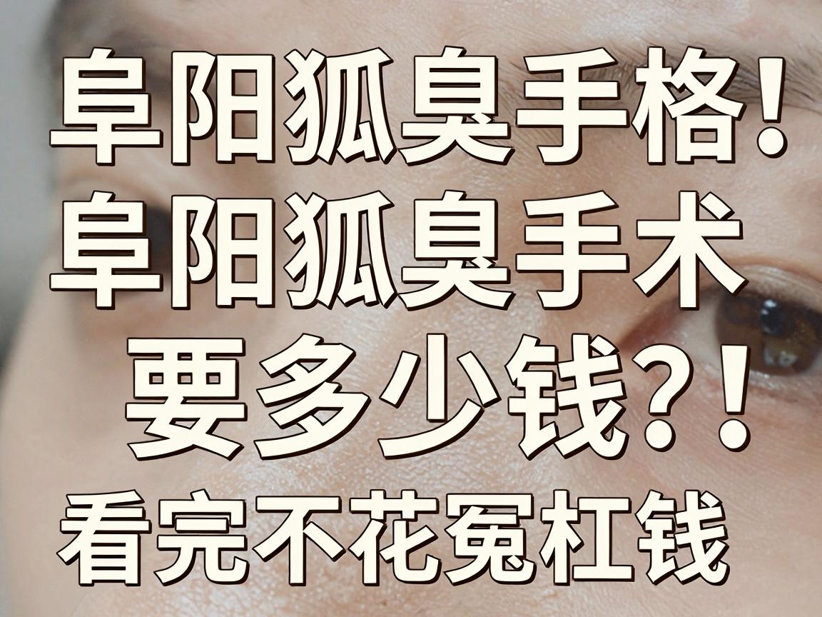 阜阳割狐臭要多少钱?阜阳狐臭手术价格解析,看完不花冤枉钱 阜阳割狐臭要多少钱?阜阳狐臭手术价格解析,看完不花冤枉钱
