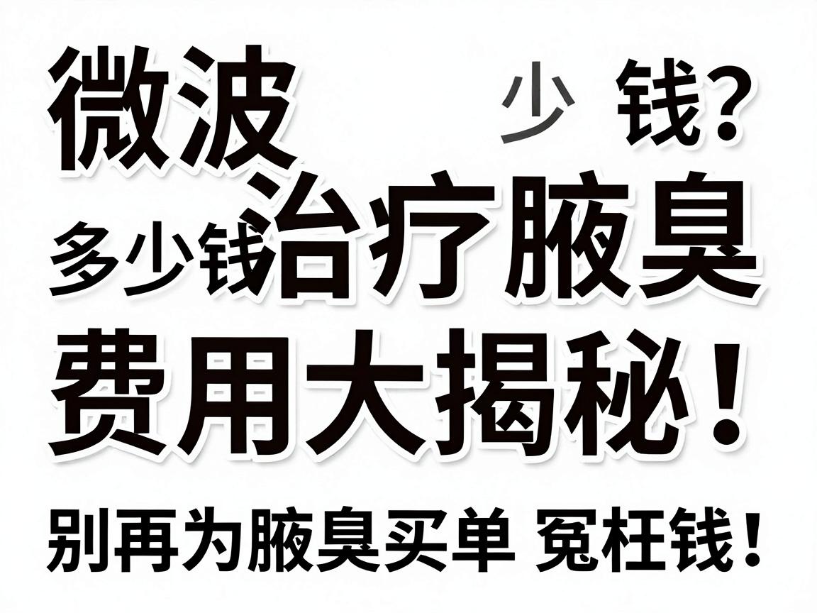 微波治疗腋臭多少钱?微波治疗腋臭费用大揭秘,别再为腋臭买单冤枉钱! 微波治疗腋臭多少钱?微波治疗腋臭费用大揭秘,别再为腋臭买单冤枉钱!