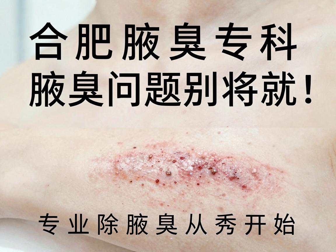 合肥腋秀腋臭专科,腋臭问题别将就,专业除腋臭从秀开始 合肥腋秀腋臭专科,腋臭问题别将就,专业除腋臭从秀开始