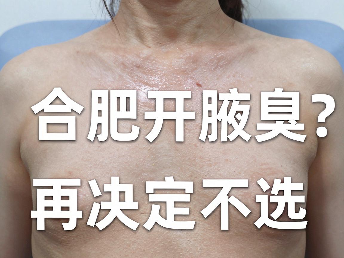 合肥腋臭医院怎么选？合肥开腋臭，看完这篇再决定不迟