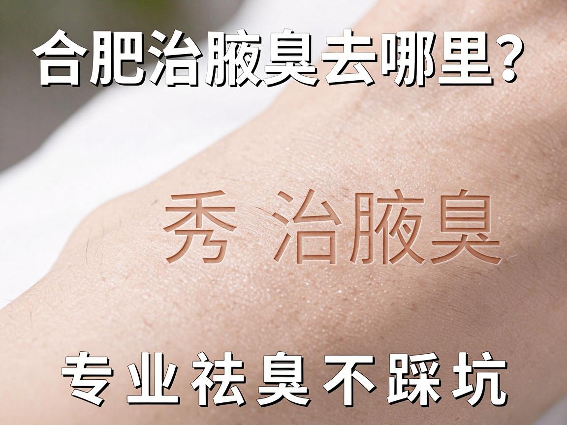 合肥治腋臭去哪里？合肥腋秀治腋臭，专业祛臭不踩坑