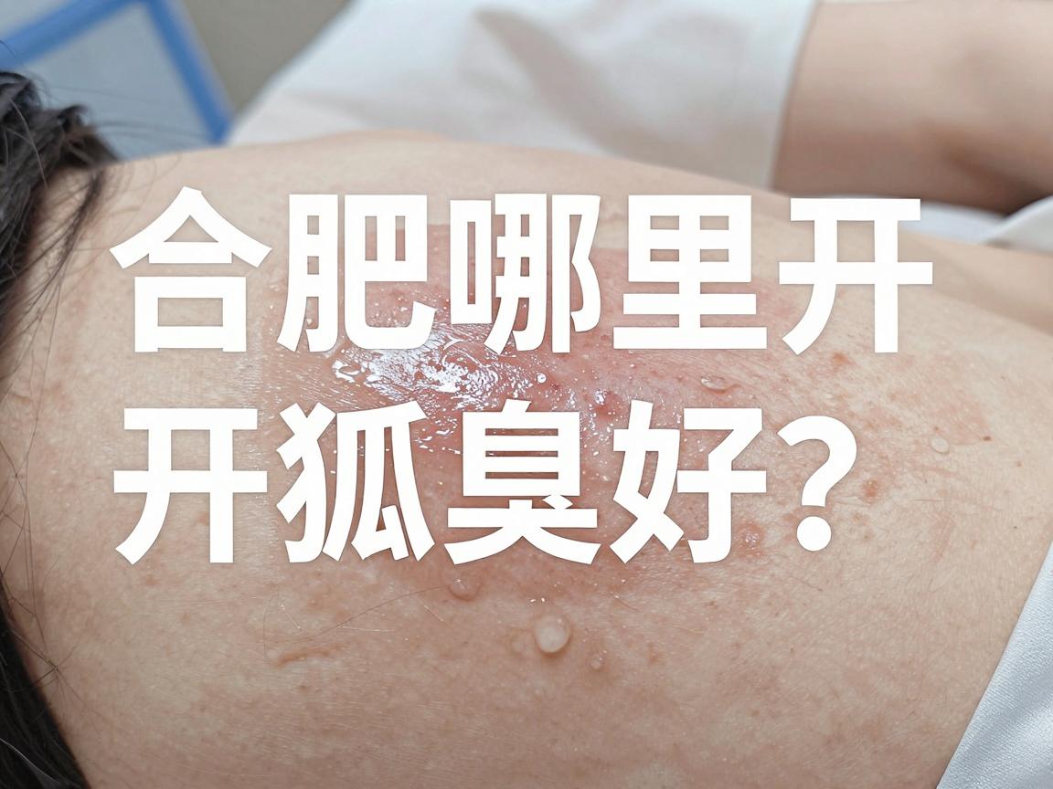 合肥哪里开狐臭好？合肥开狐臭手术哪里更专业？一篇说透