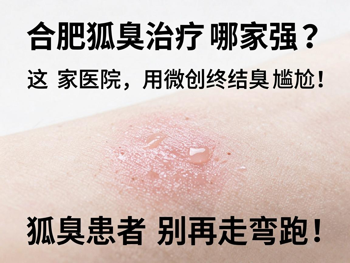 合肥狐臭治疗哪家强？这家医院用微创终结狐臭尴尬，狐臭患者别再走弯路！