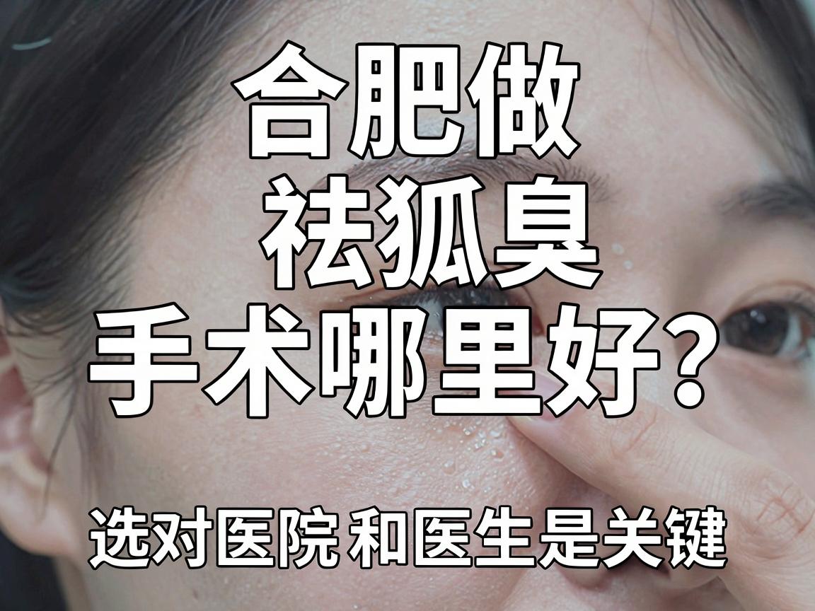 合肥做祛狐臭手术哪里好?选对医院和医生是关键 合肥做祛狐臭手术哪里好?选对医院和医生是关键