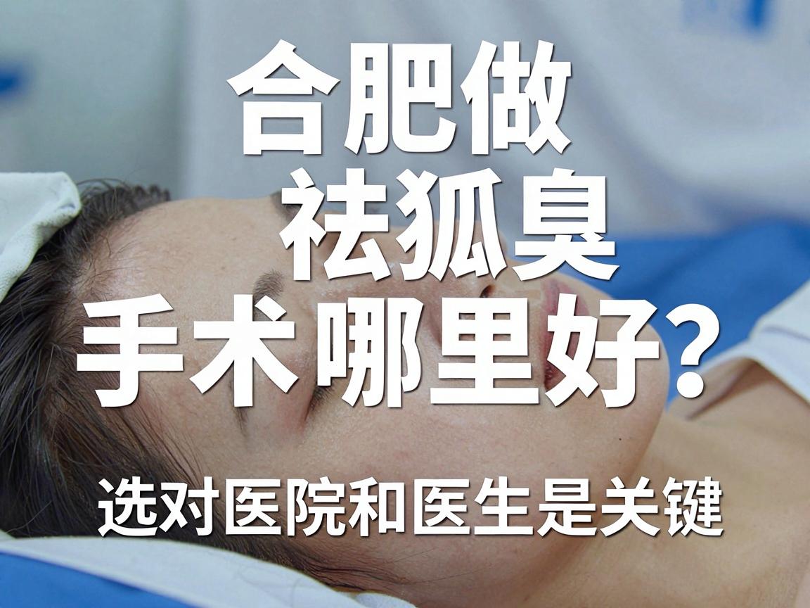 合肥做祛狐臭手术哪里好?选对医院和医生是关键 合肥做祛狐臭手术哪里好?选对医院和医生是关键