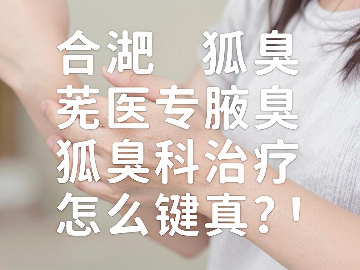 芜湖狐臭治疗医院怎么选？合肥腋秀腋臭专科揭秘狐臭治疗的关键真相！