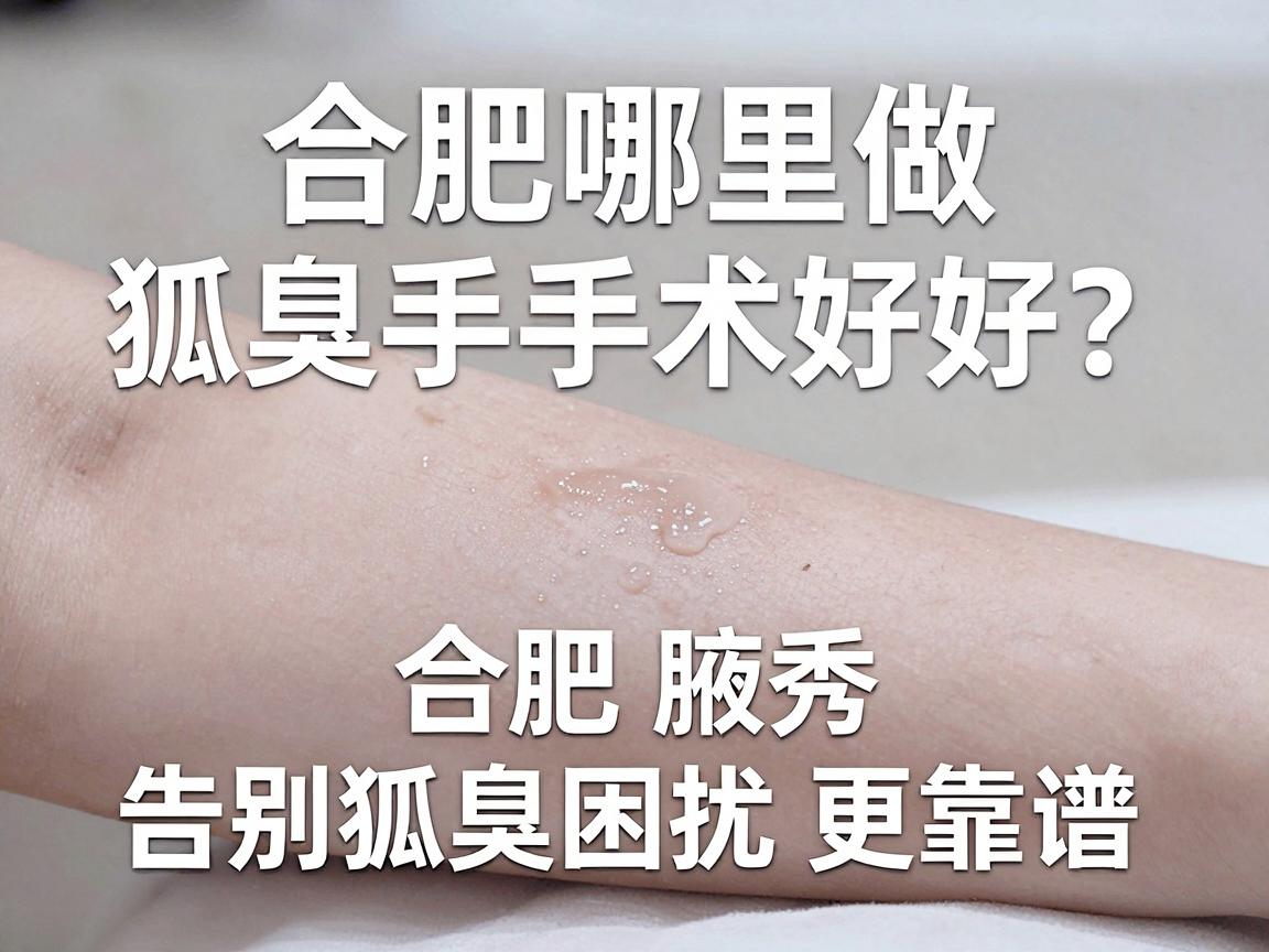合肥哪里做狐臭手术好?选对合肥腋秀,告别狐臭困扰更靠谱 合肥哪里做狐臭手术好?选对合肥腋秀,告别狐臭困扰更靠谱