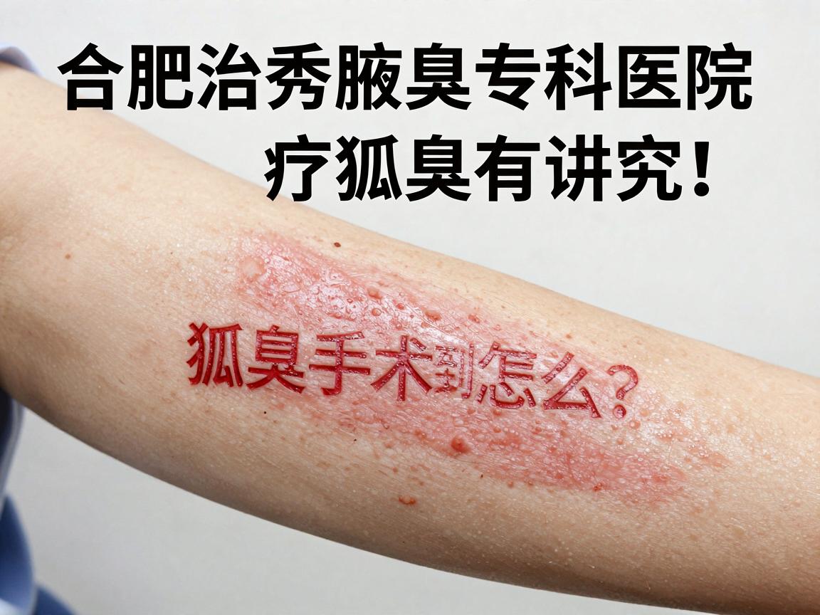 合肥腋秀腋臭专科医院,狐臭手术到底怎么选?合肥治疗狐臭有讲究! 合肥腋秀腋臭专科医院,狐臭手术到底怎么选?合肥治疗狐臭有讲究!