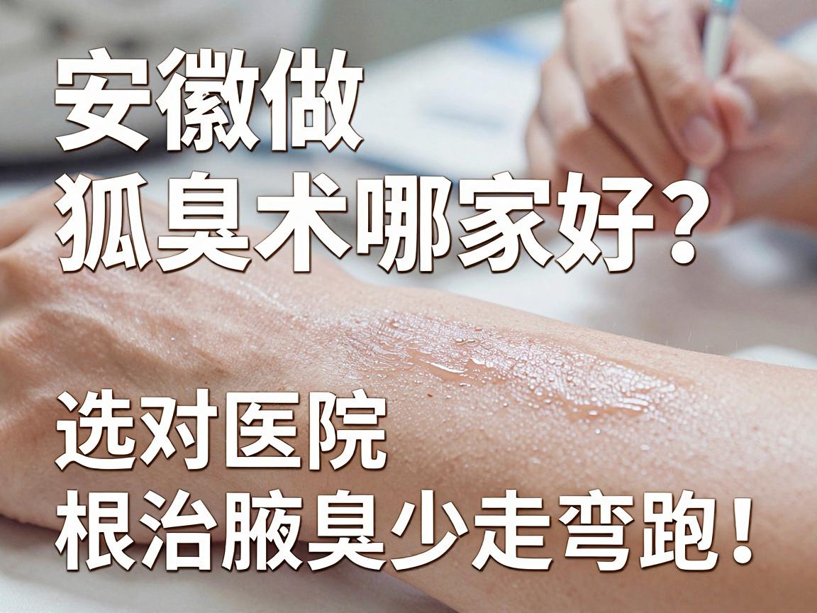 安徽做狐臭手术哪家好？选对医院，根治腋臭少走弯路！