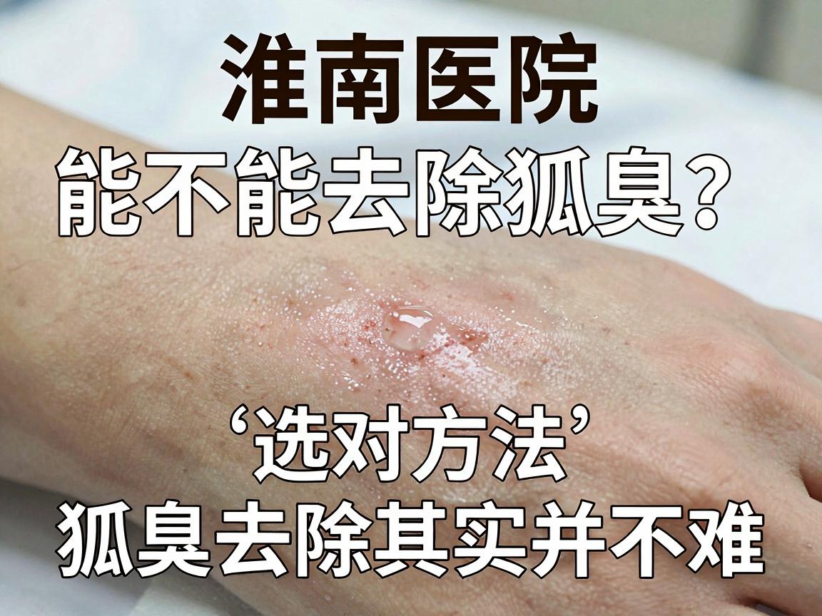 淮南医院能不能去除狐臭?选对方法,狐臭去除其实并不难 淮南医院能不能去除狐臭?选对方法,狐臭去除其实并不难