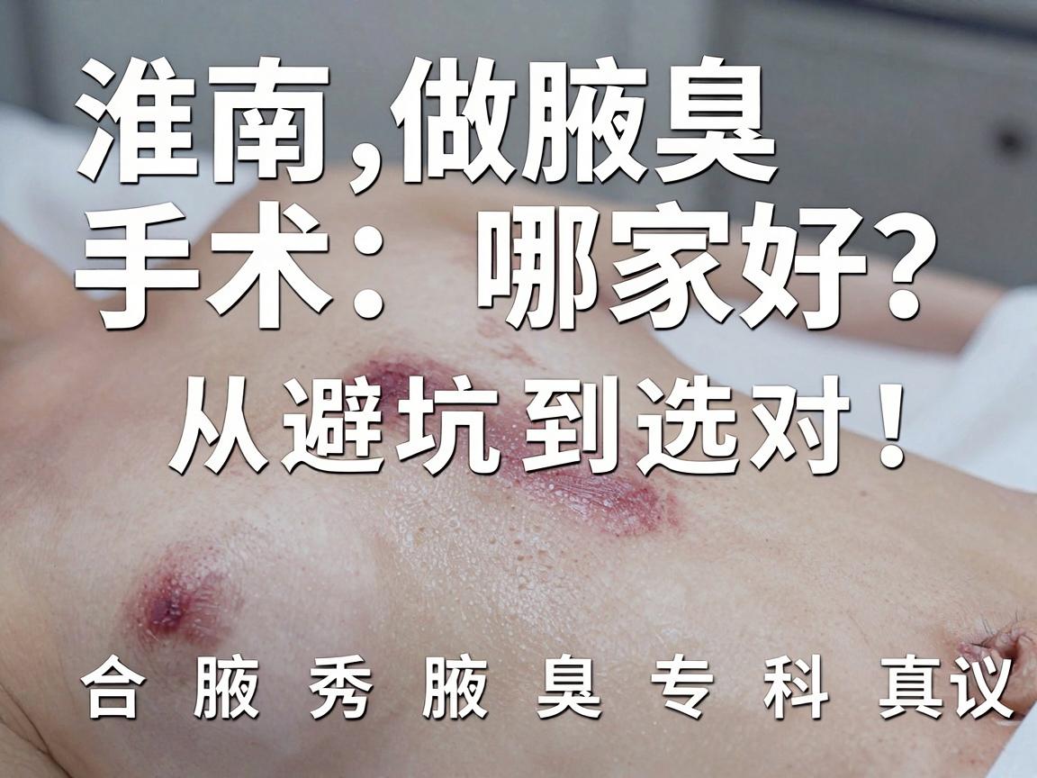淮南做腋臭手术哪家好?从避坑到选对,合肥腋秀腋臭专科的真实建议 淮南做腋臭手术哪家好?从避坑到选对,合肥腋秀腋臭专科的真实建议