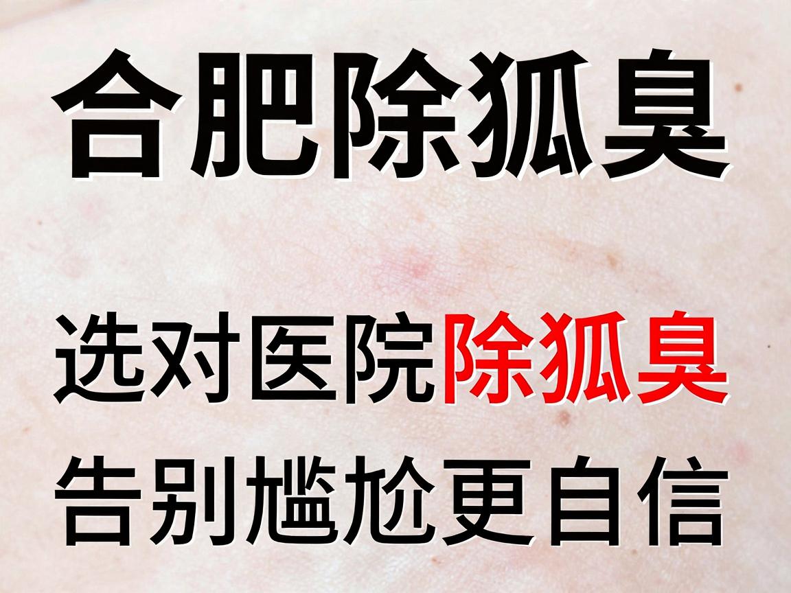 合肥除狐臭,选对医院除狐臭,告别尴尬更自信 合肥除狐臭,选对医院除狐臭,告别尴尬更自信