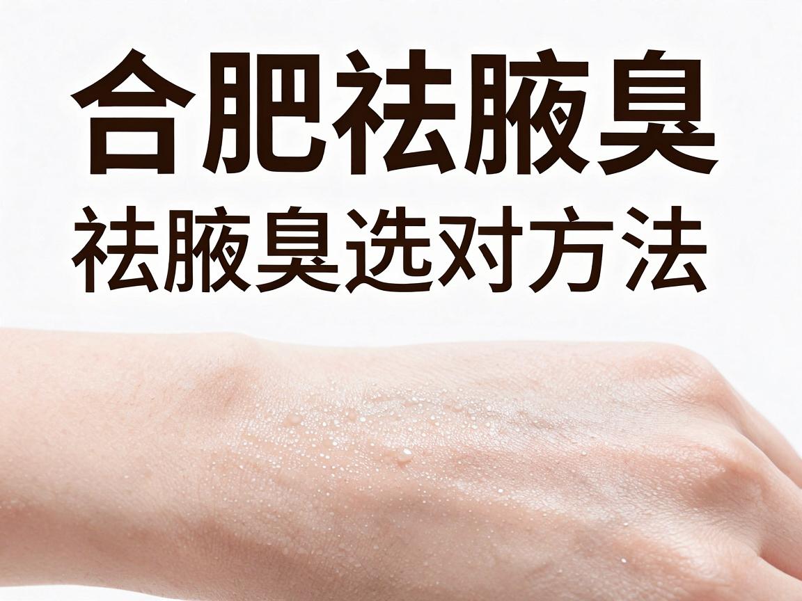 合肥祛腋臭，祛腋臭选对方法，合肥祛腋臭少走弯路