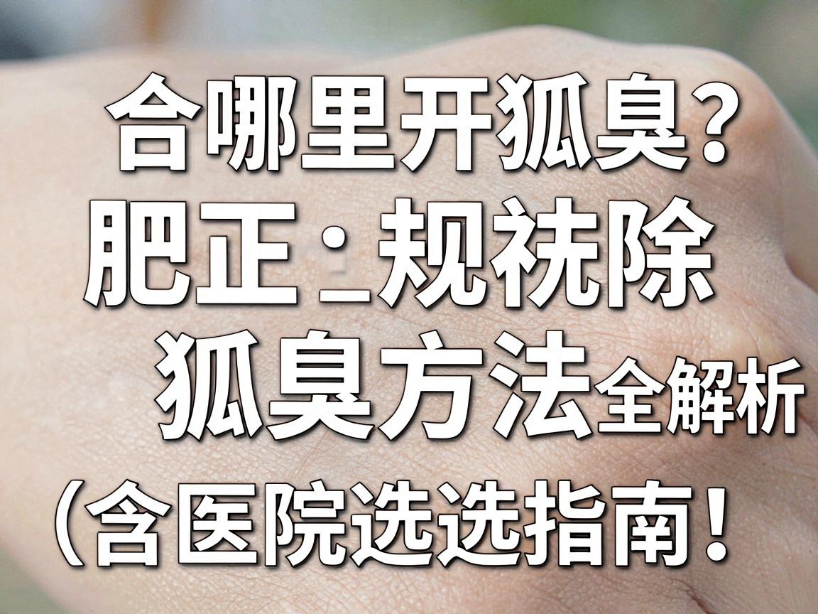 合肥哪里开狐臭?合肥正规祛除狐臭方法全解析(含医院选择指南) 合肥哪里开狐臭?合肥正规祛除狐臭方法全解析(含医院选择指南)