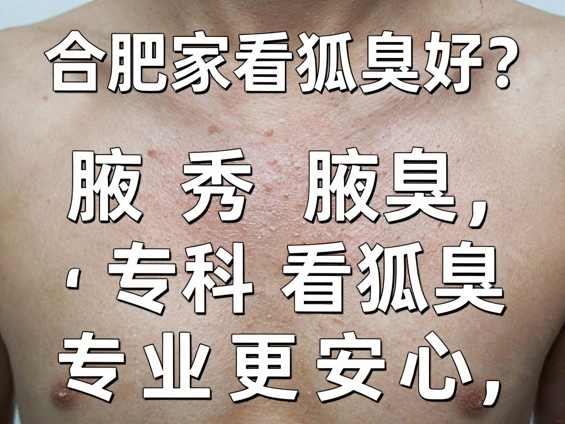 合肥哪家看狐臭好？腋秀腋臭专科看狐臭，专业更安心