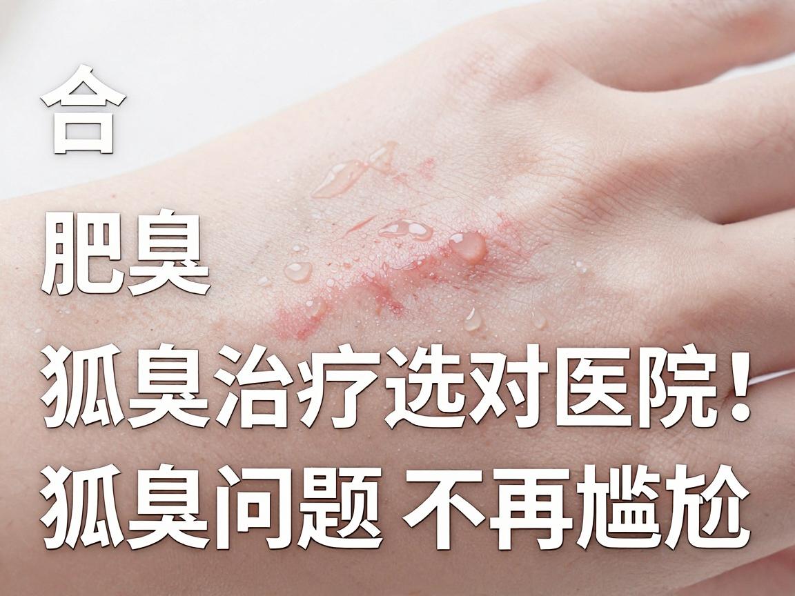 合肥狐臭医院前十名，狐臭治疗选对医院，狐臭问题不再尴尬