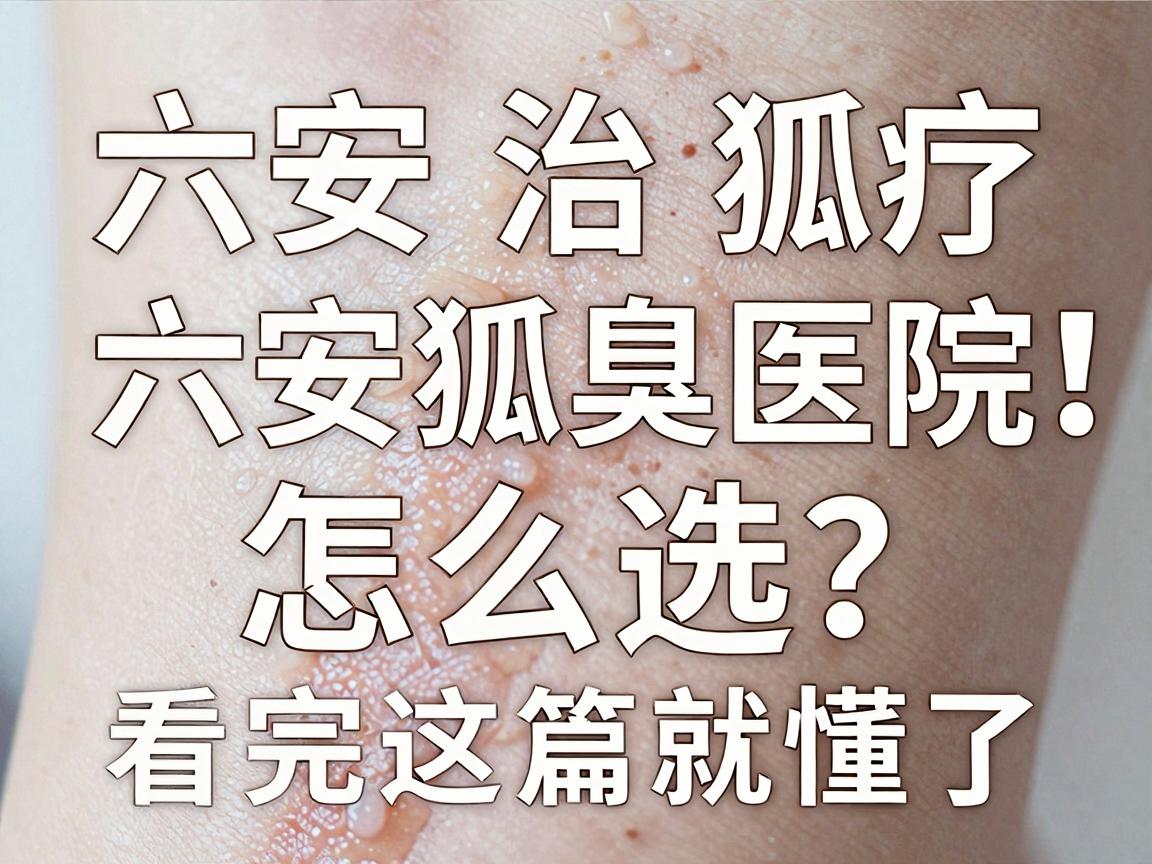 六安治疗狐臭别踩坑!六安狐臭医院怎么选?看完这篇就懂了 六安治疗狐臭别踩坑!六安狐臭医院怎么选?看完这篇就懂了