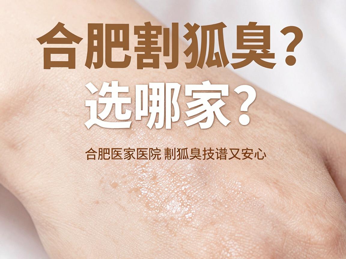 合肥割狐臭选哪家?合肥这家医院割狐臭技术靠谱又安心 合肥割狐臭选哪家?合肥这家医院割狐臭技术靠谱又安心