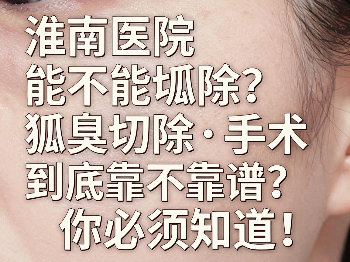 淮南医院能不能切除狐臭?狐臭切除手术到底靠不靠谱?这三大真相你必须知道! 淮南医院能不能切除狐臭?狐臭切除手术到底靠不靠谱?这三大真相你必须知道!