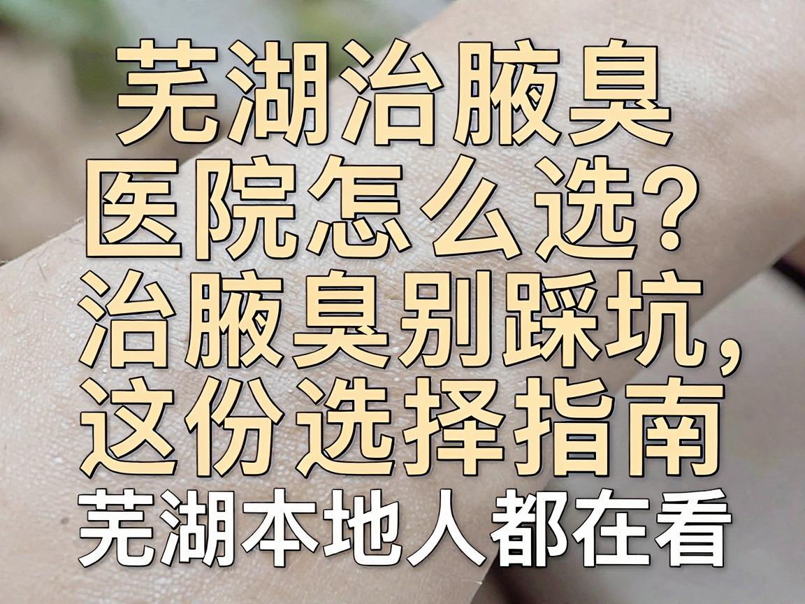 芜湖治腋臭医院怎么选?治腋臭别踩坑,这份选择指南芜湖本地人都在看 芜湖治腋臭医院怎么选?治腋臭别踩坑,这份选择指南芜湖本地人都在看