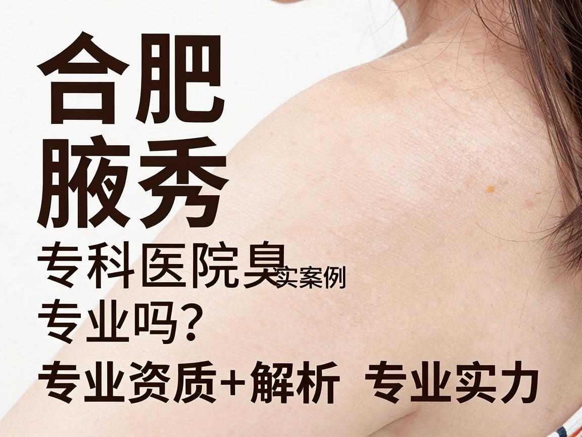 合肥腋秀腋臭专科医院专业吗?专业资质+真实案例解析专业实力 合肥腋秀腋臭专科医院专业吗?专业资质+真实案例解析专业实力