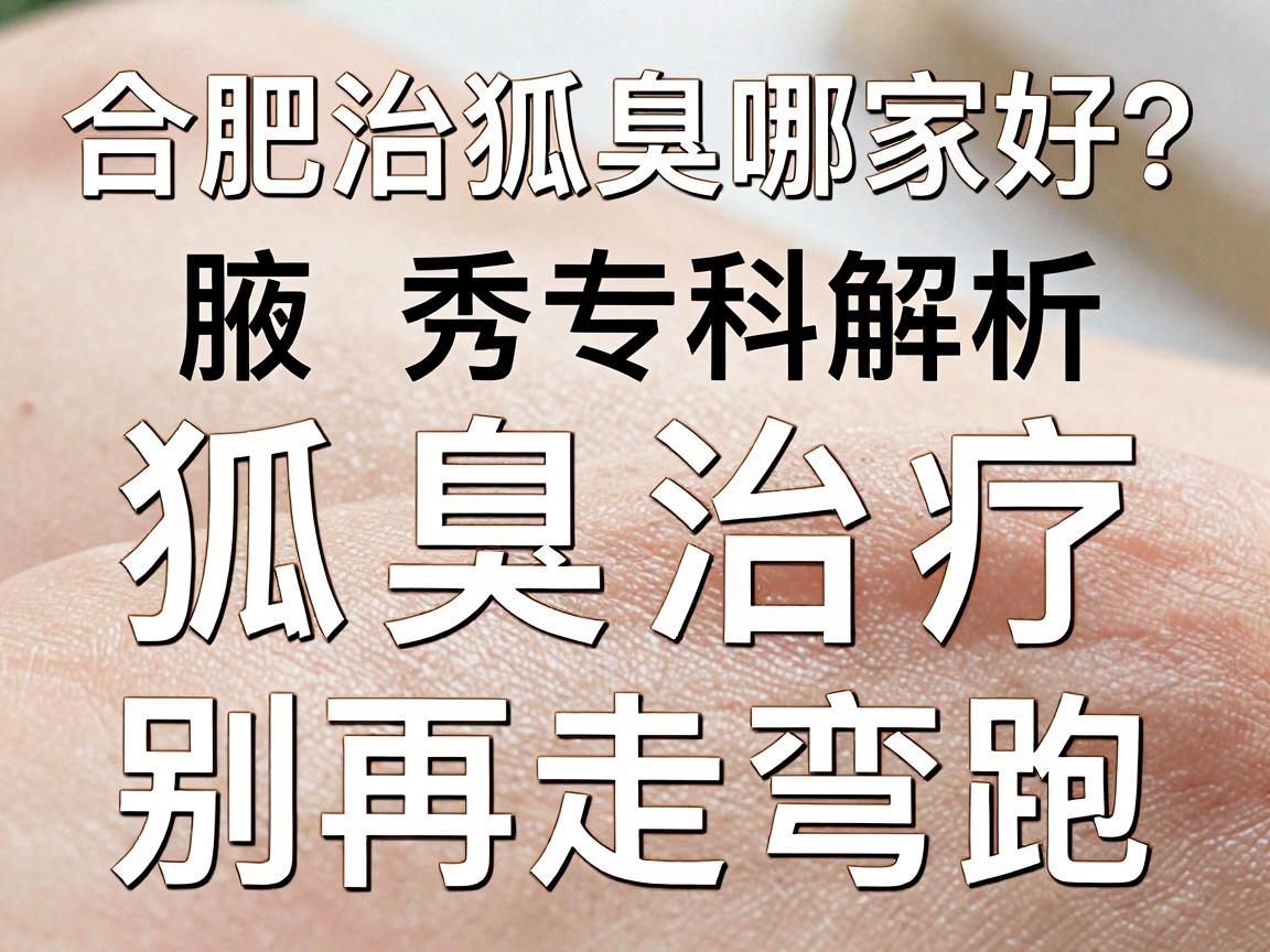 合肥治狐臭哪家好?合肥腋秀专科解析,狐臭治疗,别再走弯路 合肥治狐臭哪家好?合肥腋秀专科解析,狐臭治疗,别再走弯路