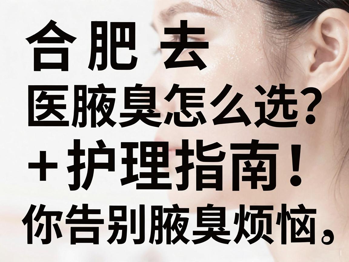 合肥去腋臭怎么选?这份医院攻略+护理指南,让你告别腋臭烦恼 合肥去腋臭怎么选?这份医院攻略+护理指南,让你告别腋臭烦恼