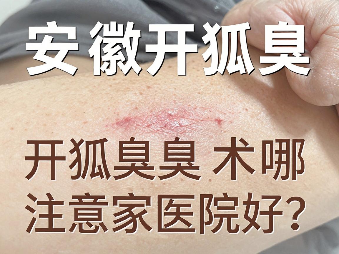 安徽开狐臭手术哪家医院好?开狐臭手术选医院,注意这3点别踩坑 安徽开狐臭手术哪家医院好?开狐臭手术选医院,注意这3点别踩坑