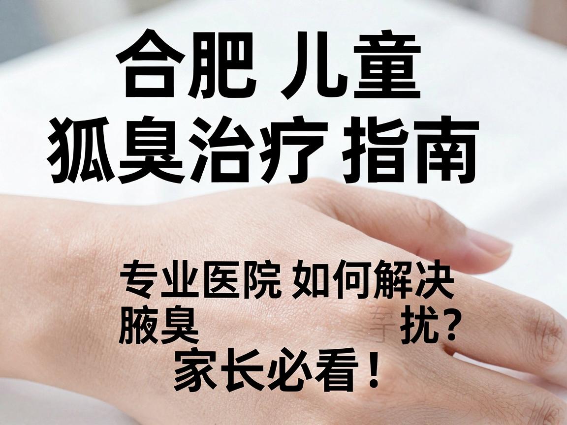合肥儿童狐臭治疗指南,专业医院如何解决儿童腋臭困扰?家长必看! 合肥儿童狐臭治疗指南,专业医院如何解决儿童腋臭困扰?家长必看!