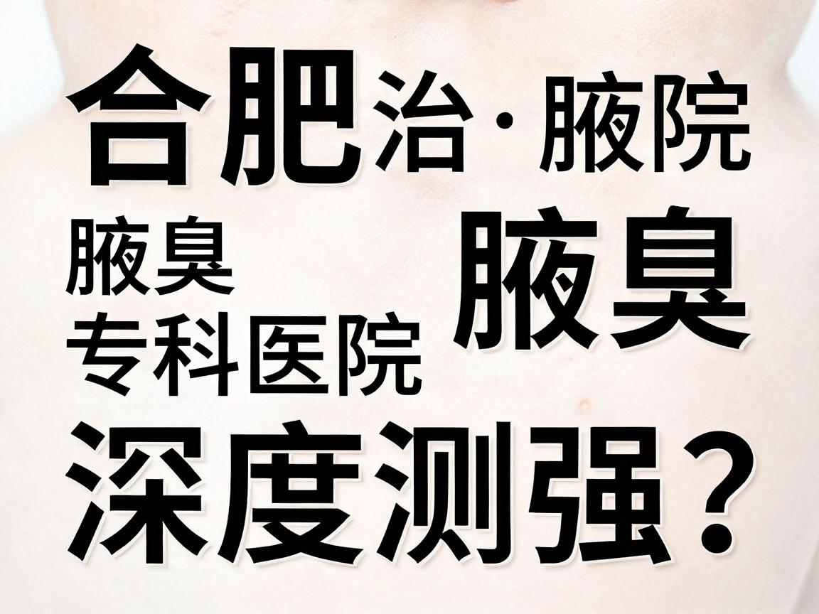 合肥治腋臭医院哪家强?合肥腋臭专科医院深度测评 合肥治腋臭医院哪家强?合肥腋臭专科医院深度测评