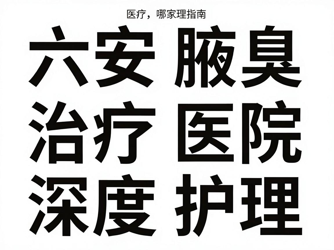 六安治疗腋臭哪家强?六安腋臭治疗医院深度对比与护理指南 六安治疗腋臭哪家强?六安腋臭治疗医院深度对比与护理指南