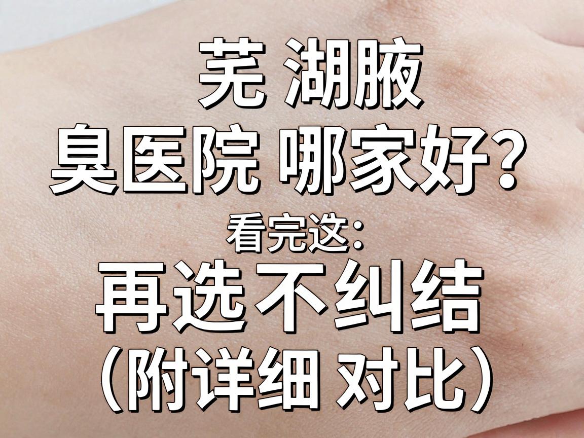 芜湖腋臭医院哪家好?看完这篇再选不纠结(附详细对比) 芜湖腋臭医院哪家好?看完这篇再选不纠结(附详细对比)