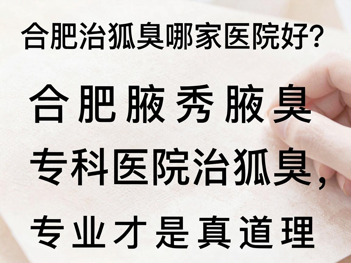 合肥治狐臭哪家医院好?合肥腋秀腋臭专科医院治狐臭,专业才是真道理 合肥治狐臭哪家医院好?合肥腋秀腋臭专科医院治狐臭,专业才是真道理