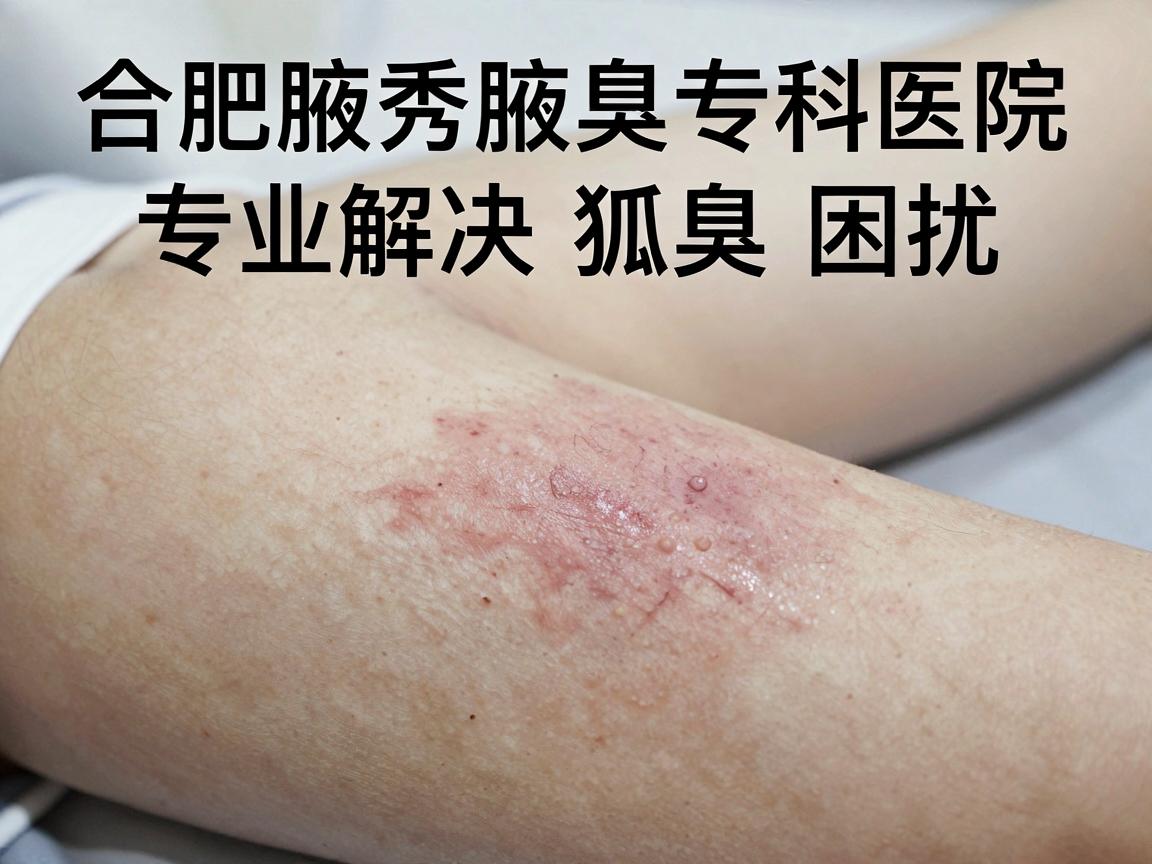 合肥狐臭手术去哪家医院?合肥腋秀腋臭专科医院,专业解决狐臭困扰 合肥狐臭手术去哪家医院?合肥腋秀腋臭专科医院,专业解决狐臭困扰