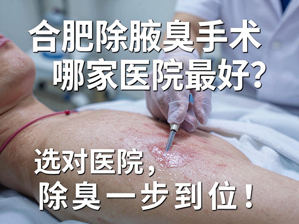 合肥除腋臭手术哪家医院最好?选对医院,除臭一步到位! 合肥除腋臭手术哪家医院最好?选对医院,除臭一步到位!