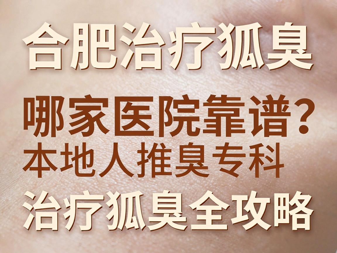 合肥治疗狐臭,哪家医院靠谱?本地人推荐的合肥腋秀腋臭专科治疗狐臭全攻略 合肥治疗狐臭,哪家医院靠谱?本地人推荐的合肥腋秀腋臭专科治疗狐臭全攻略