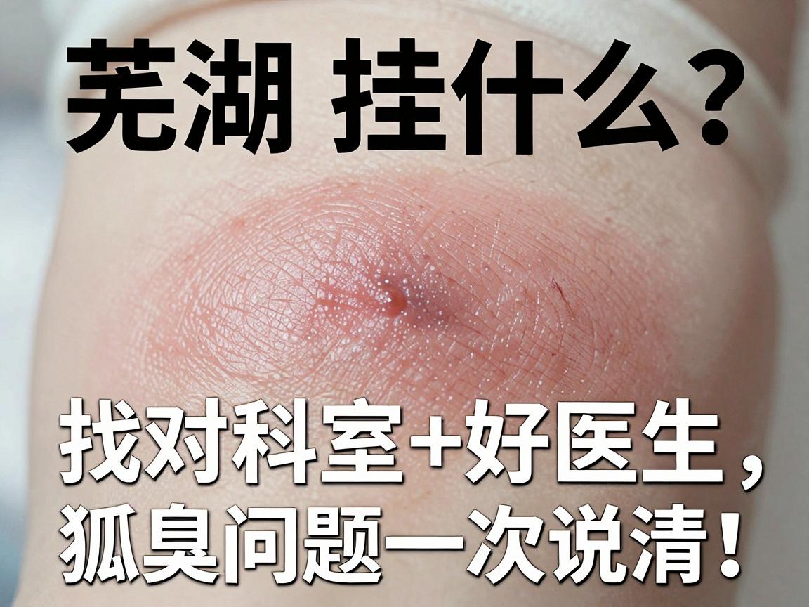 芜湖狐臭挂什么科室？找对科室+好医生，狐臭问题一次说清！