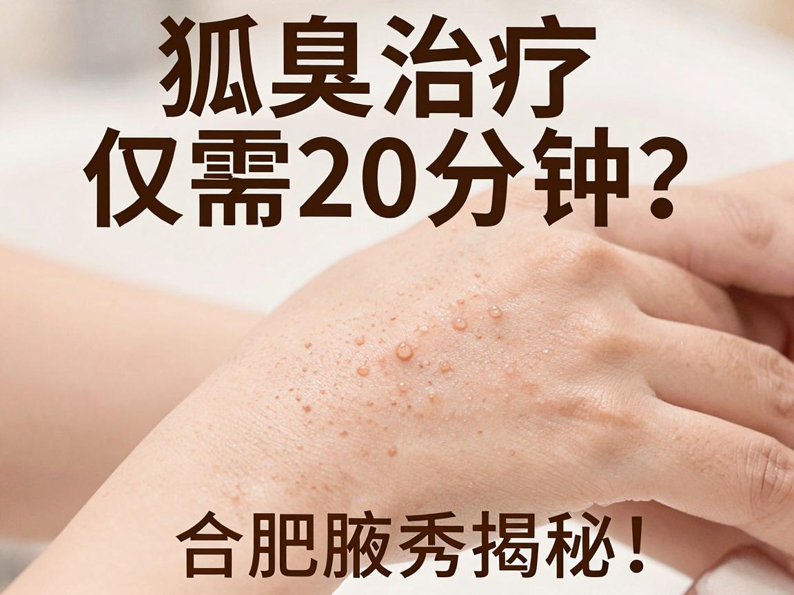 狐臭治疗仅需20分钟？合肥腋秀揭秘，20分钟解决狐臭的真相与流程