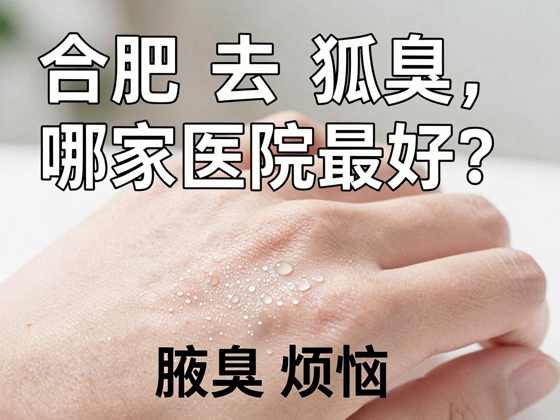 合肥去狐臭哪家医院最好？选对医院，告别腋臭烦恼